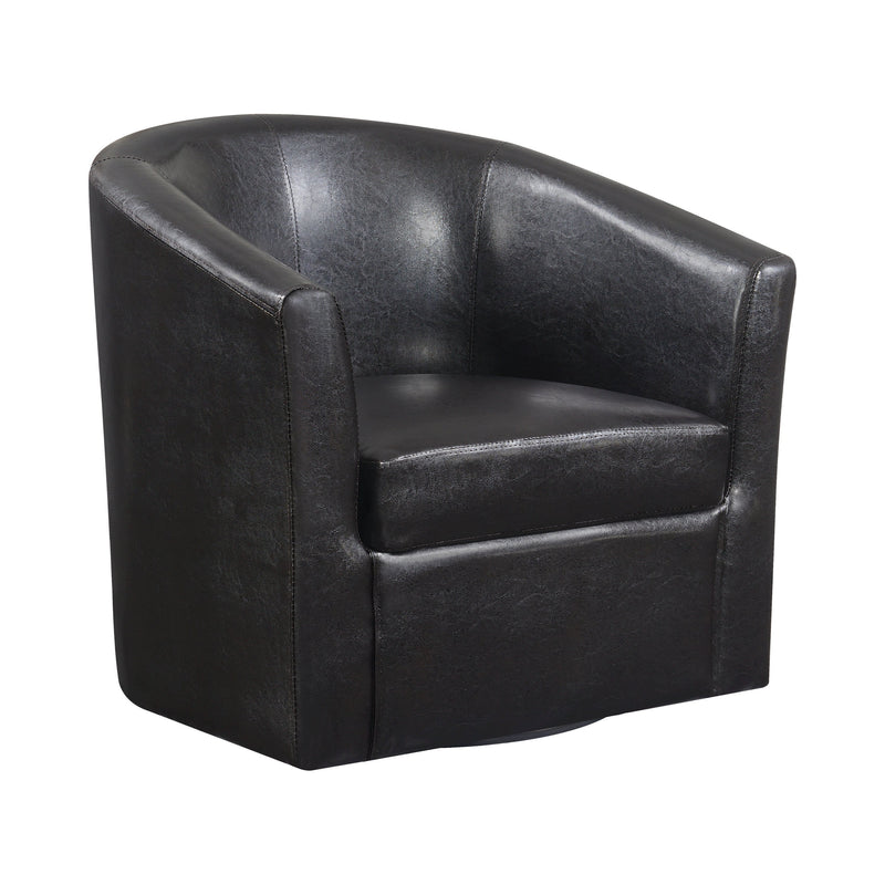 Turner Dark Brown Accent Swivel Chair