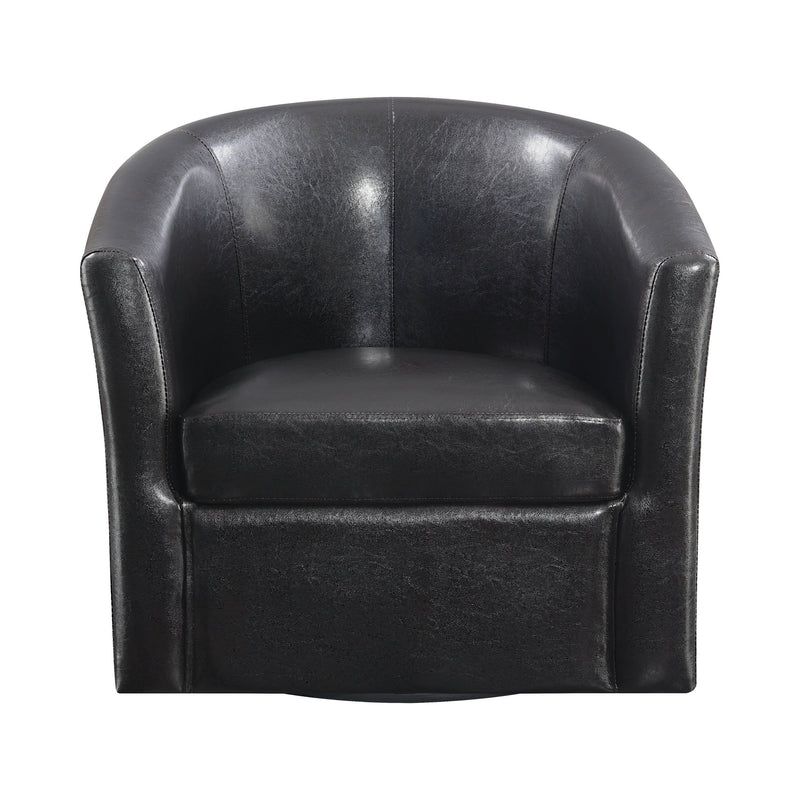 Turner Dark Brown Accent Swivel Chair