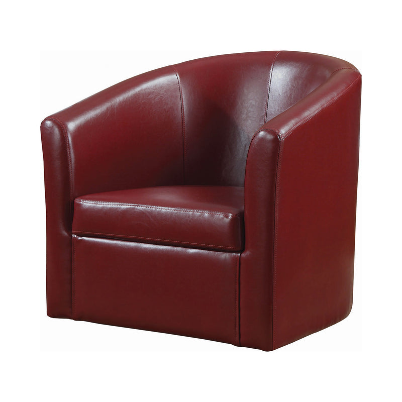 Turner Red Accent Swivel Chair