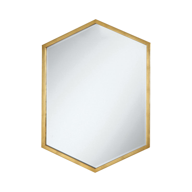 Saul - Gold - Hexagon Shaped Mirror - Ornate Home