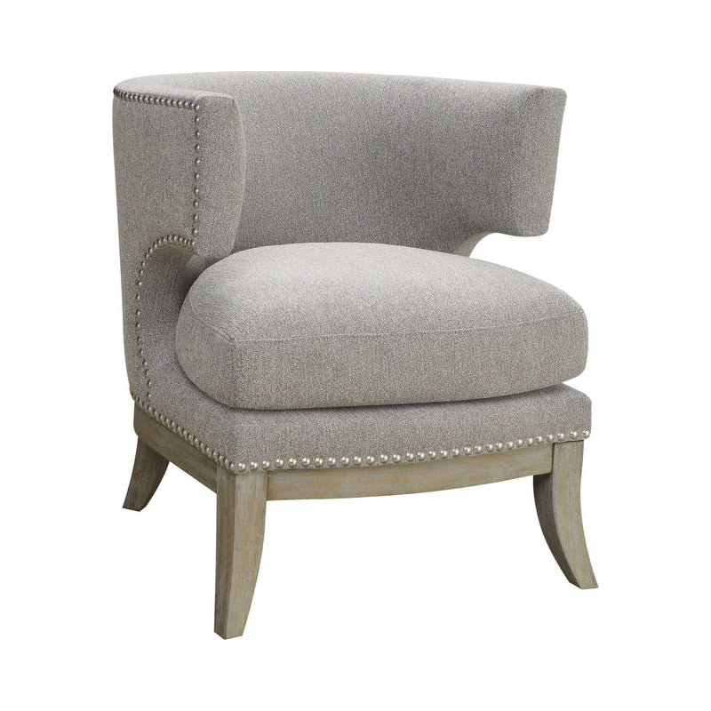 Cathy - Grey & Weathered Grey - Accent Chair - Ornate Home