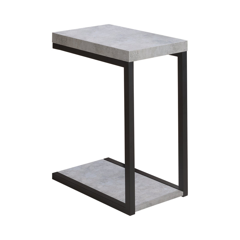 Beck Cement & Black Accent Table