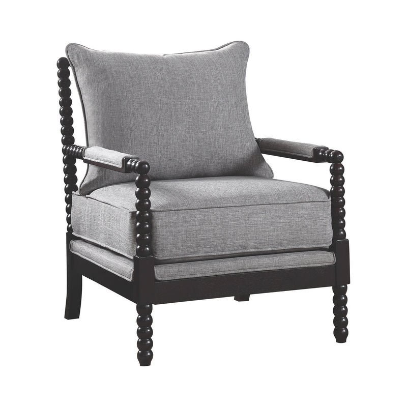 Blanchett Grey & Black Accent Chair