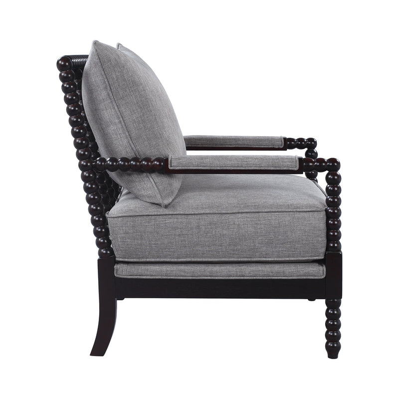 Blanchett Grey & Black Accent Chair