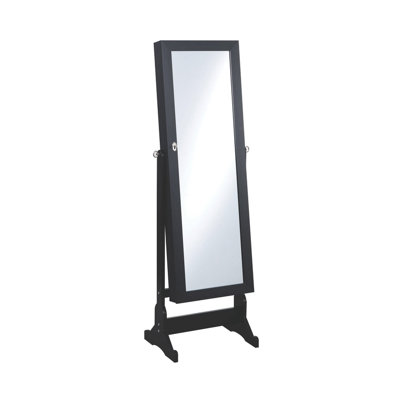 Tutuola Black Jewelry Cheval Mirror