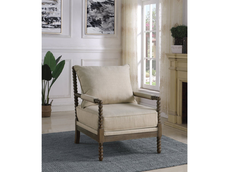 Blanchett Oatmeal & Natural Accent Chair