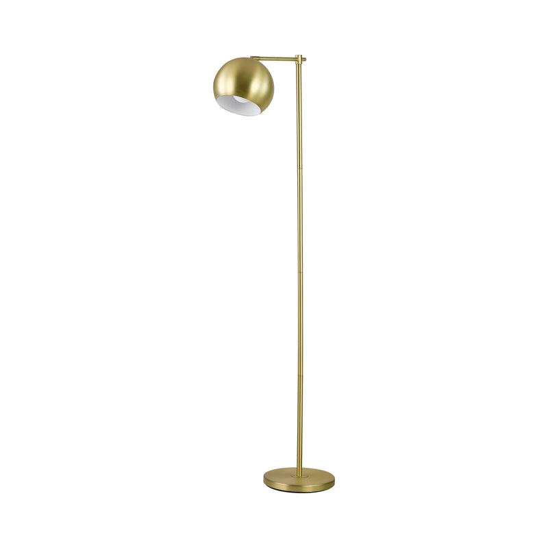 Bron - Brass - Dome Shade Floor Lamp - Ornate Home