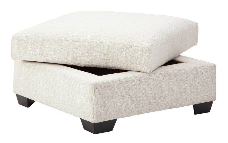 Cambri Snow Ottoman w/ Storage