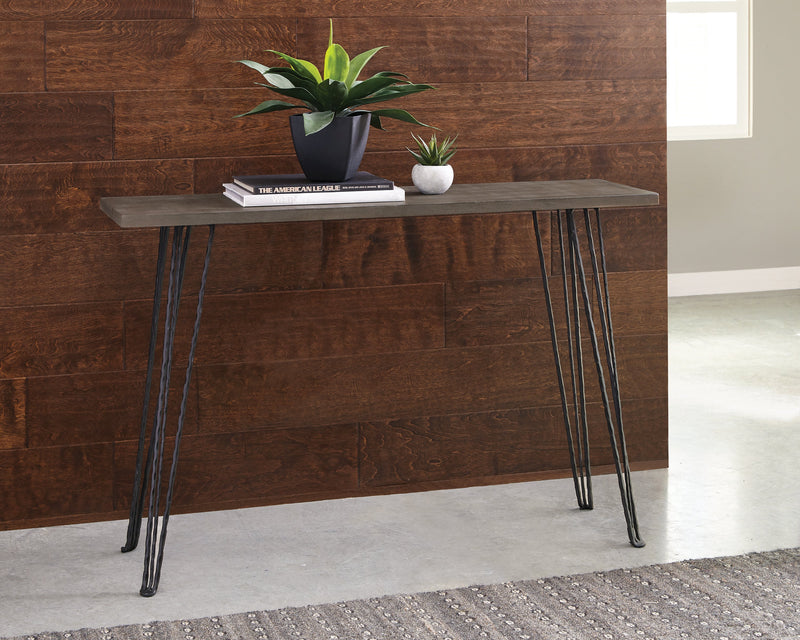 Kristofer - Concrete & Black - Console Table - Ornate Home