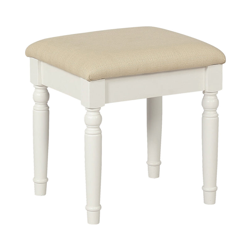 Reinhart White & Beige Vanity Set