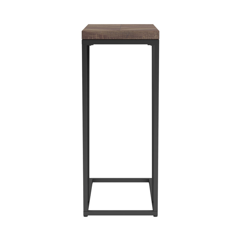 Chevron Tobacco Accent Table