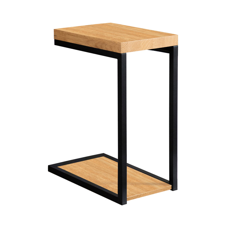 Kaylum Black & Golden Oak Snack Table