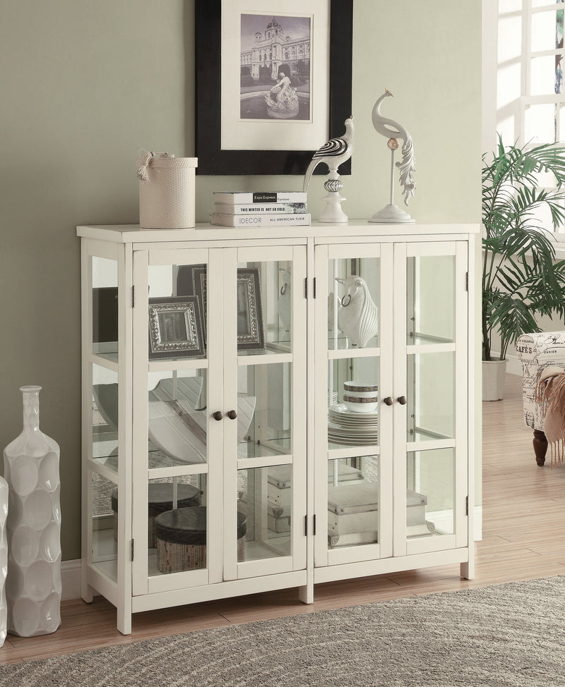 Sable White Accent Cabinet