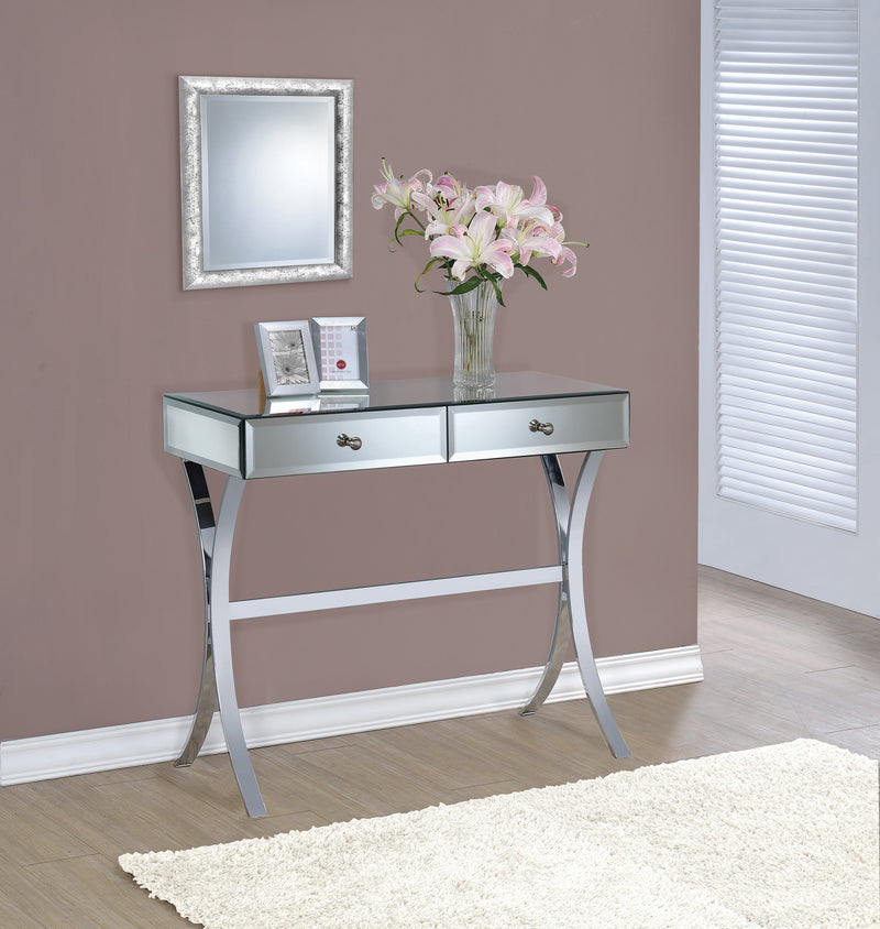 Dolores - Clear Mirror - Console Table - Ornate Home