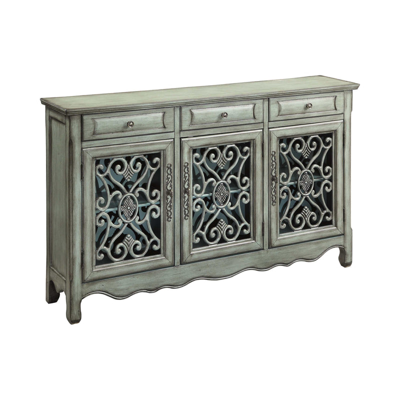 Zacha - Antique Green - Accent Cabinet - Ornate Home