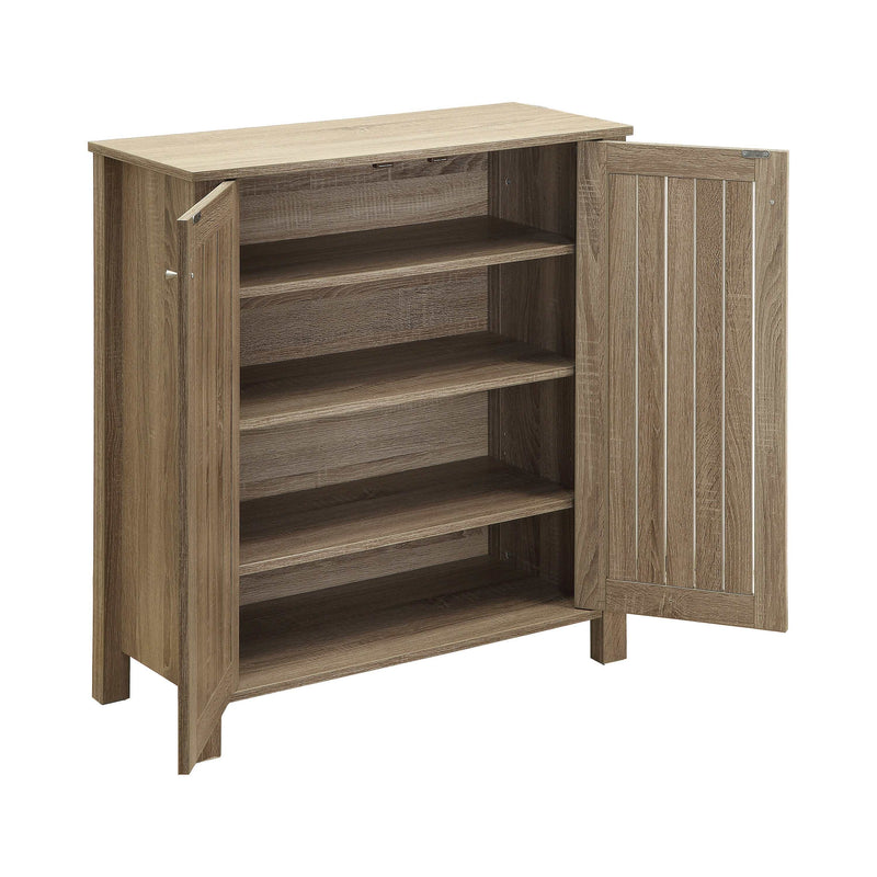 Tianna - Dark Taupe - Shoe Cabinet - Ornate Home