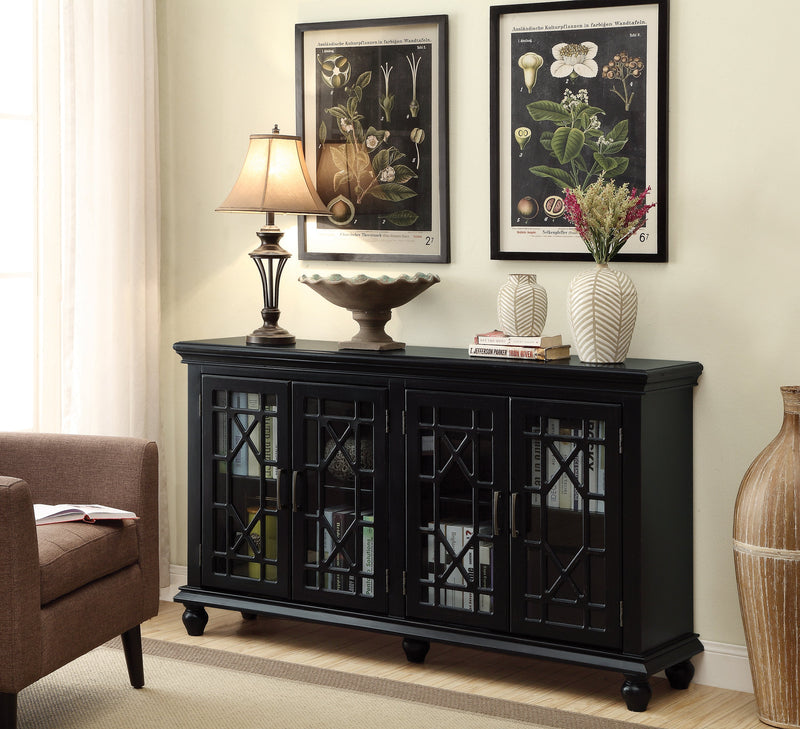 Kovu Black Accent Cabinet