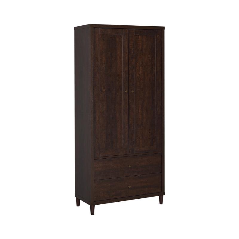 Wadeline Rustic Tobacco Tall Accent Cabinet