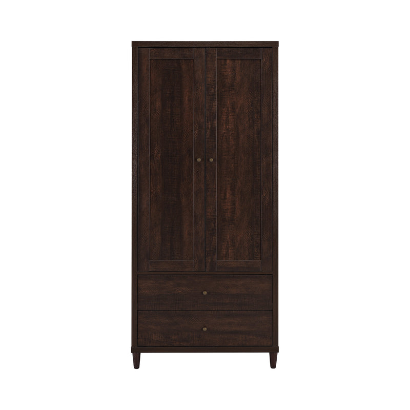 Wadeline Rustic Tobacco Tall Accent Cabinet