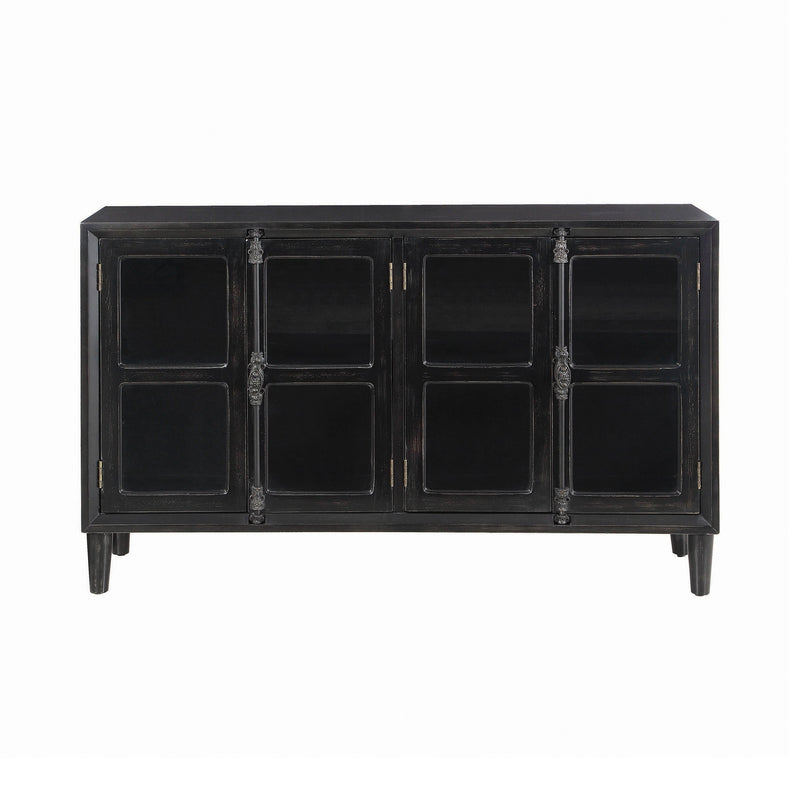 Mapleton Black Accent Cabinet