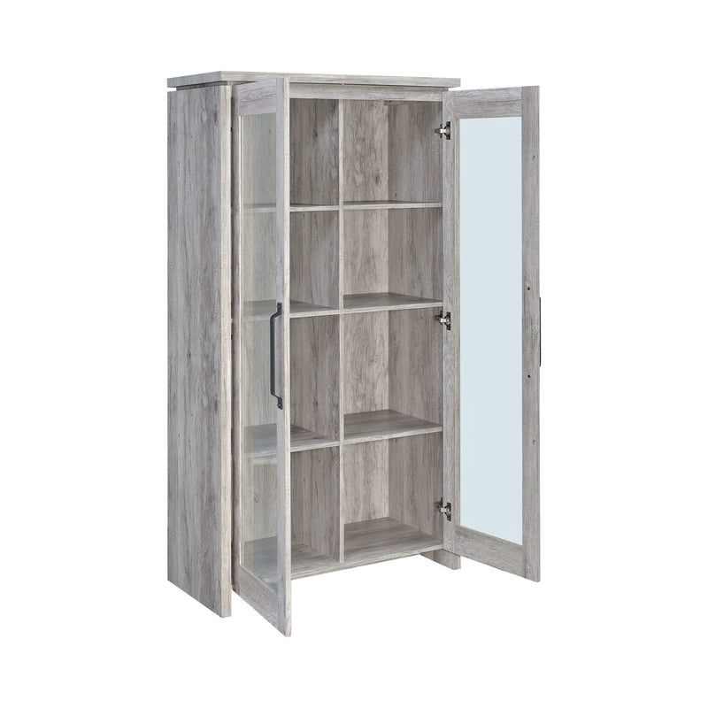 Gracie - Grey Driftwood - Tall Cabinet - Ornate Home