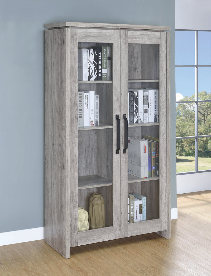 Gracie - Grey Driftwood - Tall Cabinet - Ornate Home