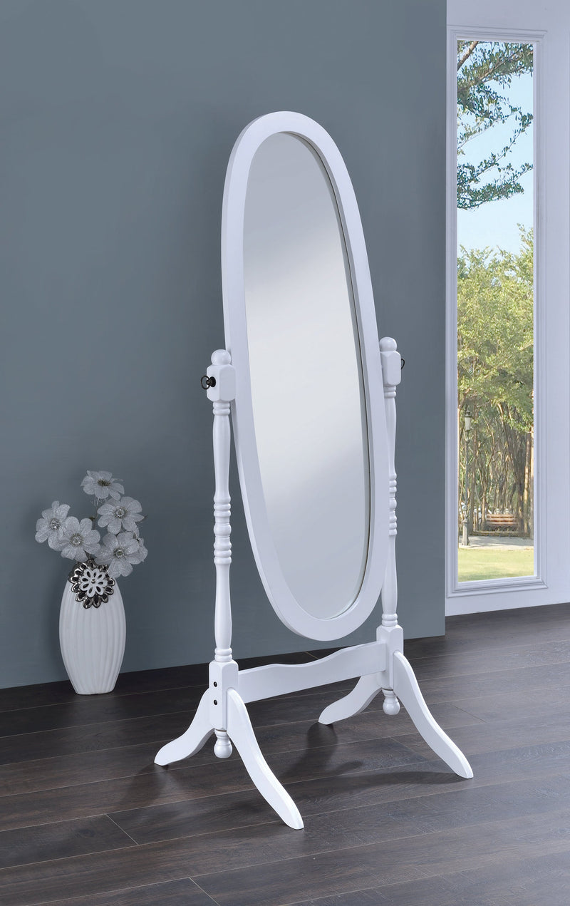 Foyet White Cheval Mirror