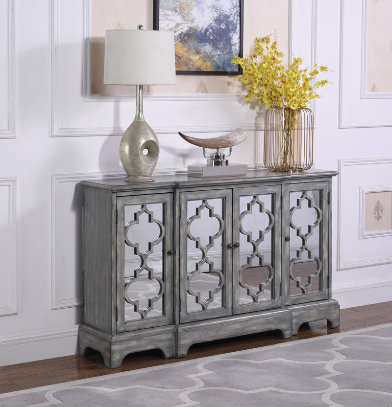 Hazel - Grey - Accent Cabinet - Ornate Home