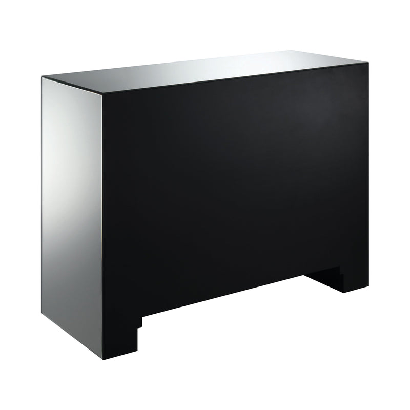 Maya Clear Mirror Accent Cabinet