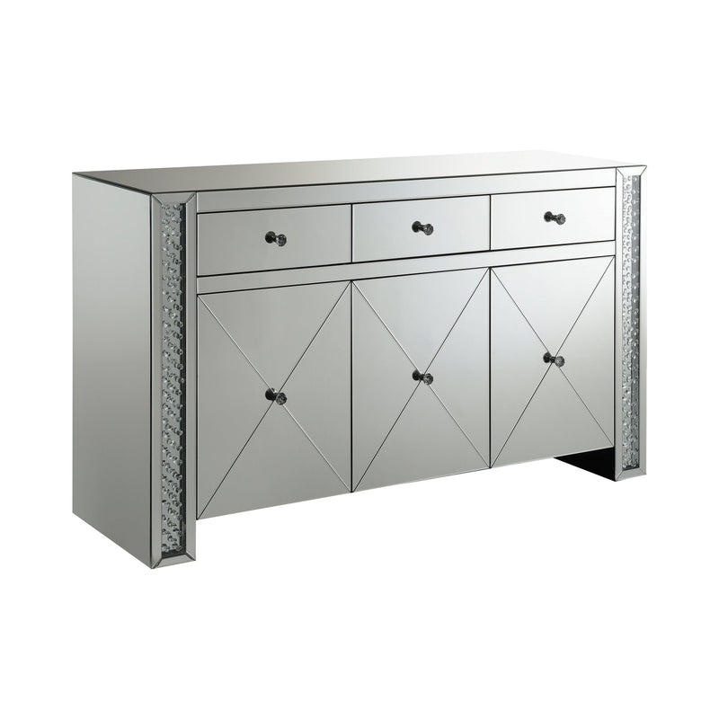 Fueyes Silver Accent Cabinet