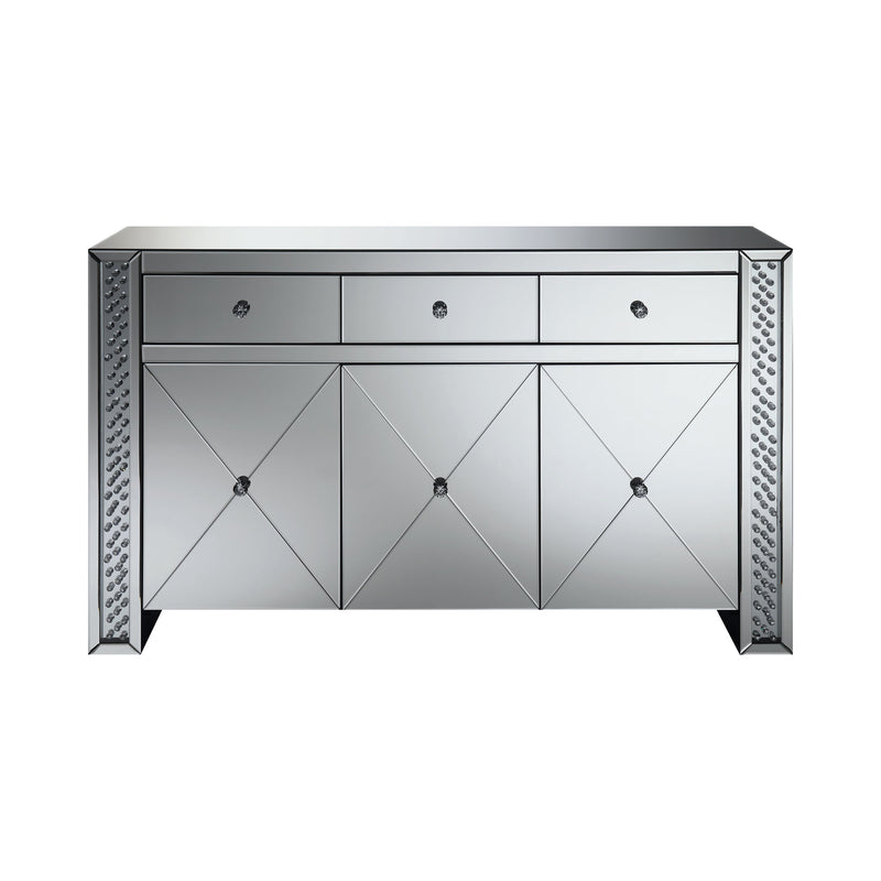 Fueyes Silver Accent Cabinet