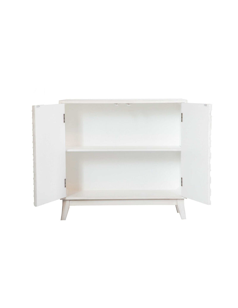 Kati - White - Accent Cabinet - Ornate Home