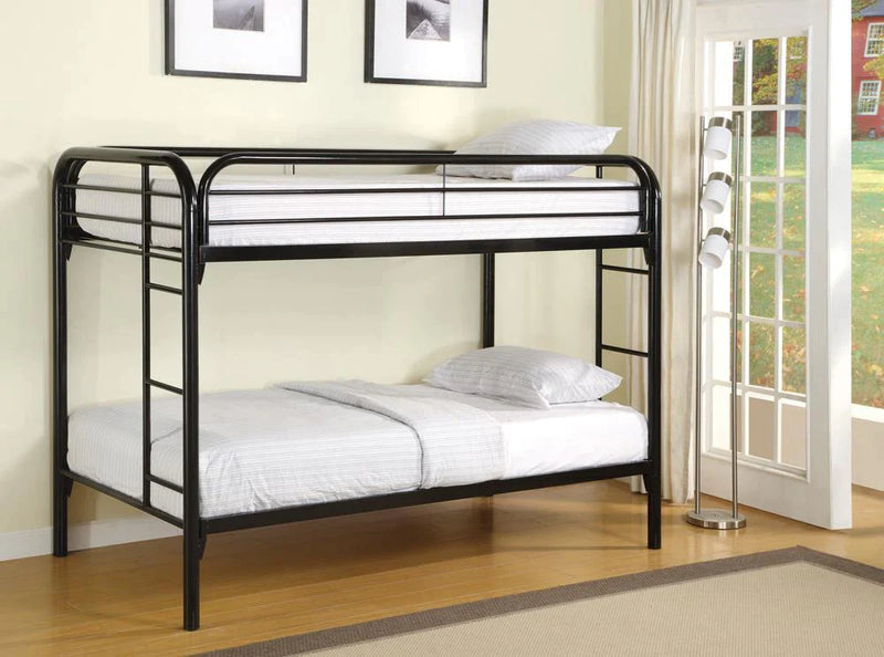 Morgan - Black - Full over Full Bunk Bed - Ornate Home