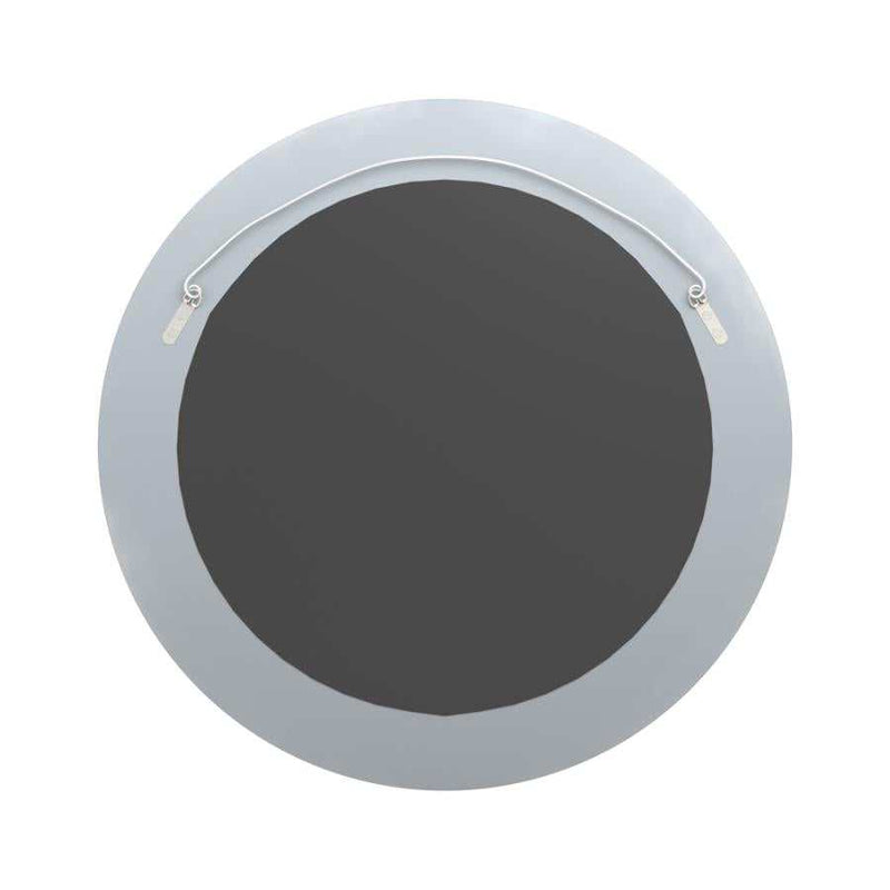 Rubie - Grey - Beveled Round Mirror - Ornate Home