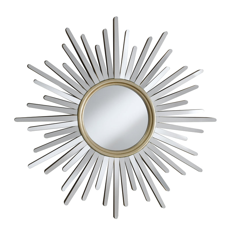 Sunburst - Champagne & Silver - Wall Mirror - Ornate Home