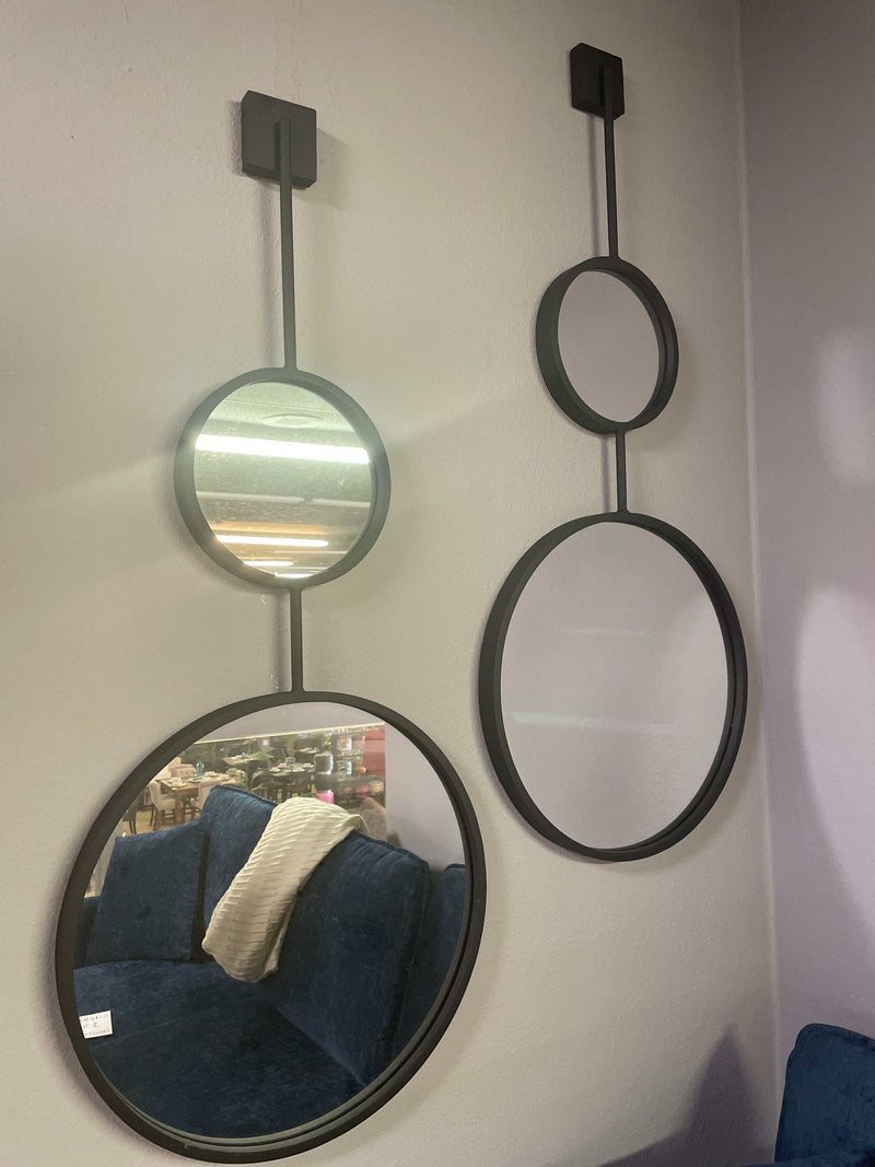 Brewer - Black - Accent Wall Mirror - Ornate Home