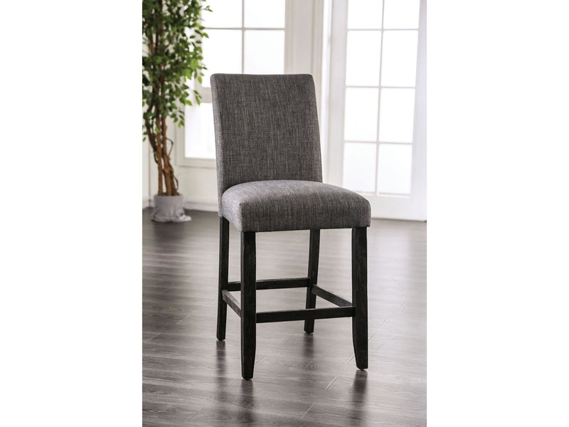 Brule Rustic Gray Counter Ht. Side Chair (Set of 2)