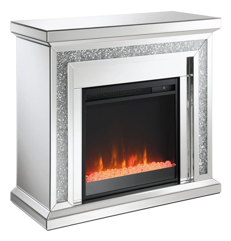 Lorelai Mirror Rectangular Freestanding Fireplace