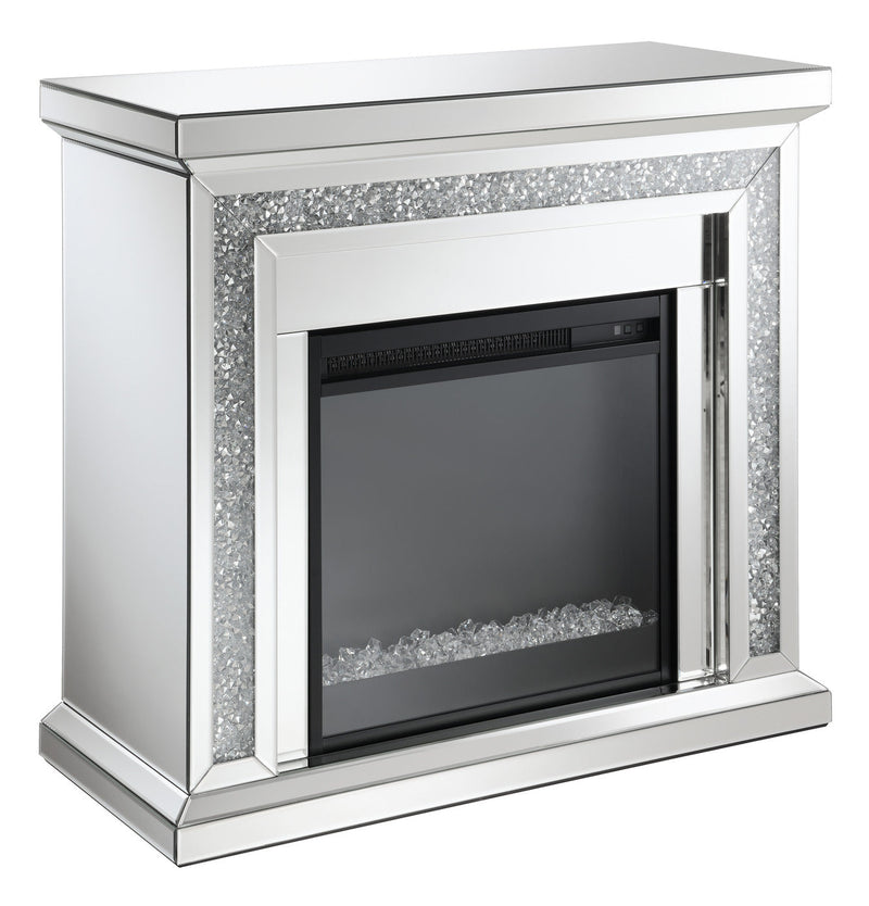 Lorelai Mirror Rectangular Freestanding Fireplace