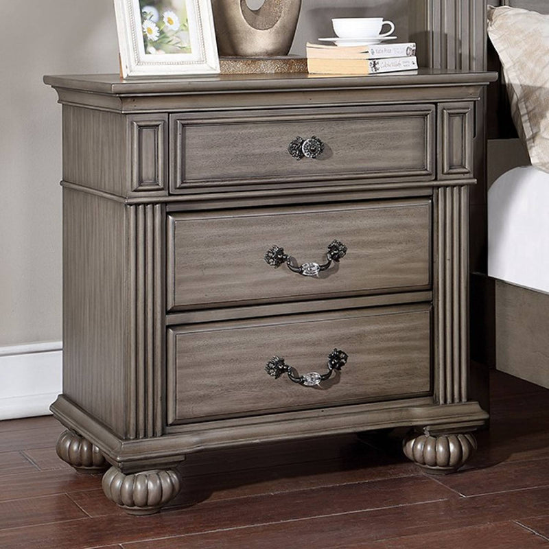 Syracuse Gray Nightstand