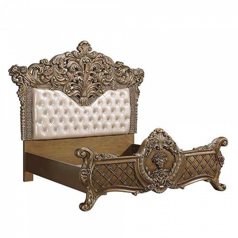 Constantine - Brown & Gold - Eastern King Bed - Ornate Home