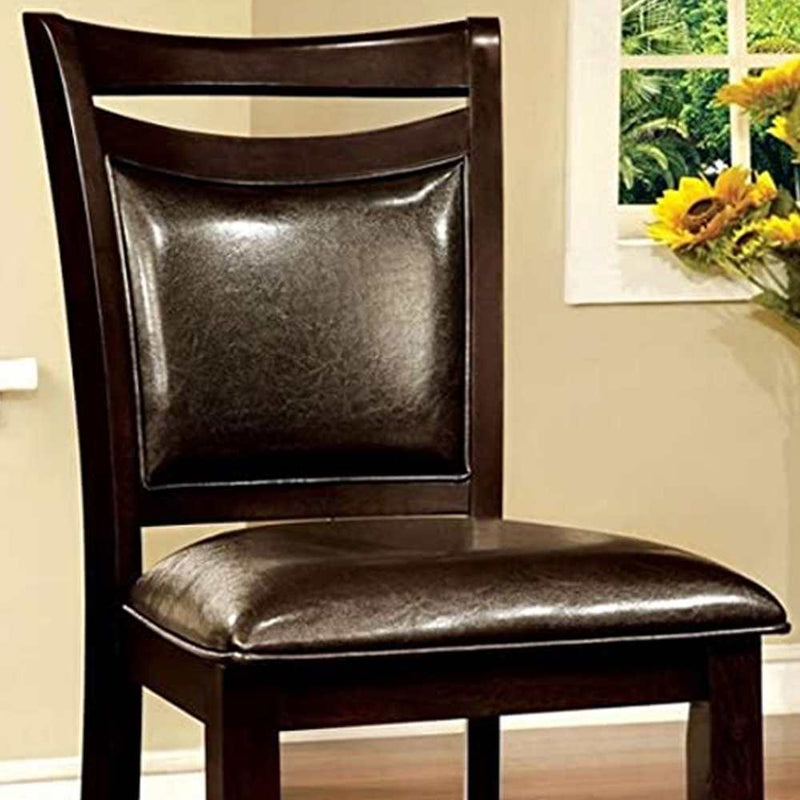 Woodside II - Espresso - Counter Height Dining Chair (Set of 2) - Ornate Home