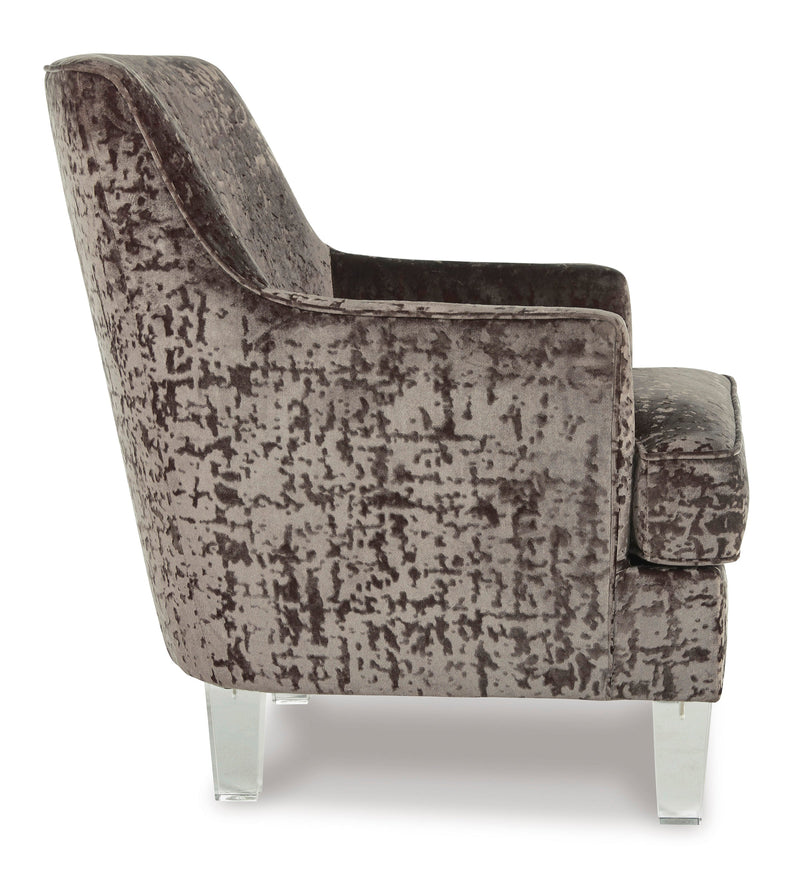 Gloriann Charcoal Accent Chair