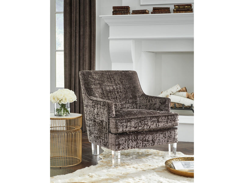 Gloriann Charcoal Accent Chair