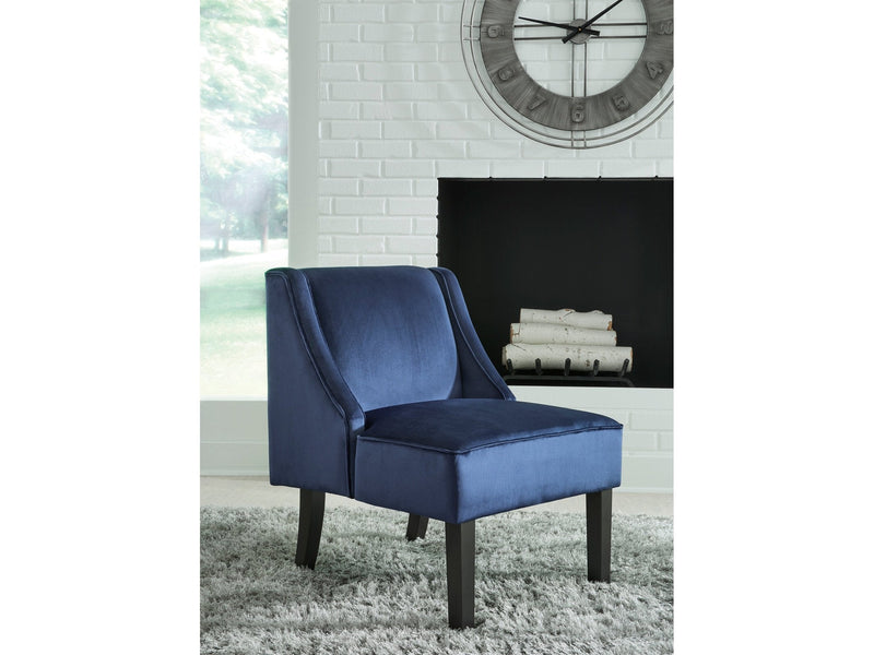 Janesley Navy Accent Chair