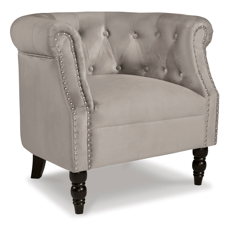 Deaza Taupe Accent Chair