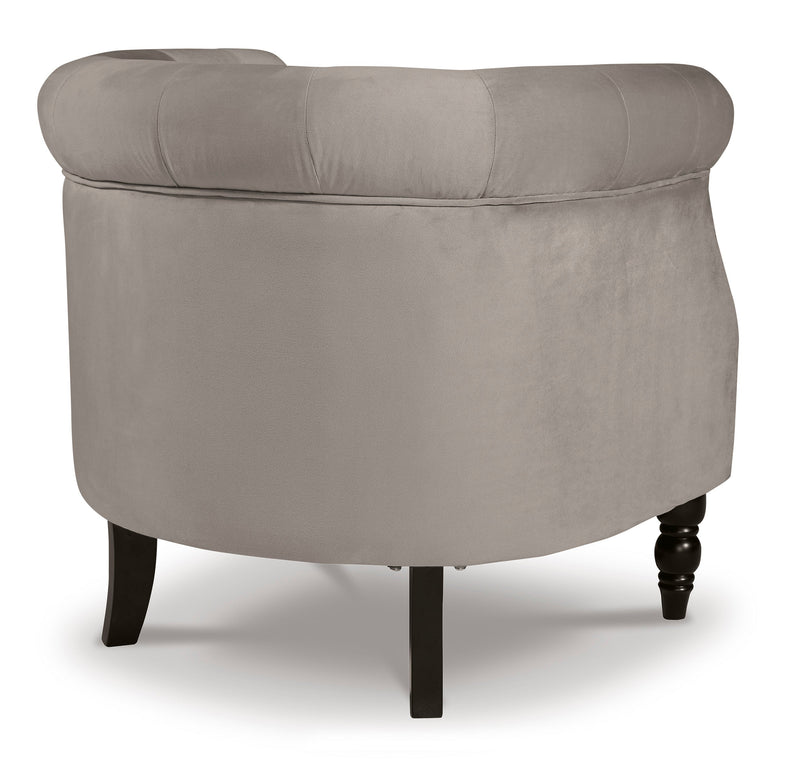 Deaza Taupe Accent Chair