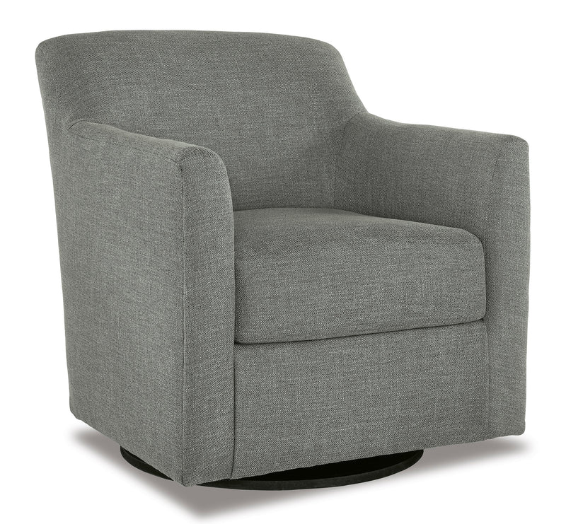 Bradney Smoke Swivel Accent Chair