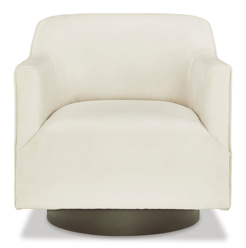 Phantasm Chalk Swivel Accent Chair