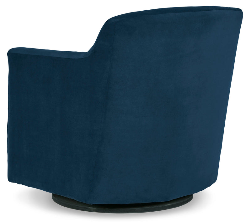 Bradney Ink Swivel Accent Chair